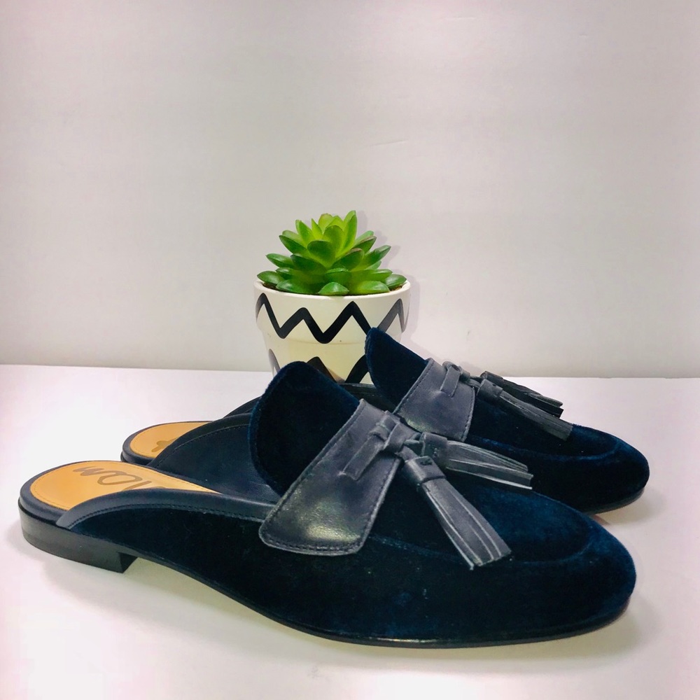 Sam Edelman Paris Tassel Navy Loafer Shoes